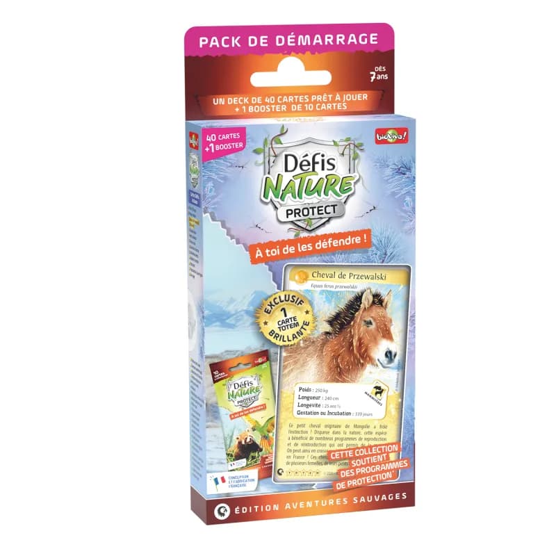 Défis Nature Protect · pack de démarrage Cheval de Przewalski